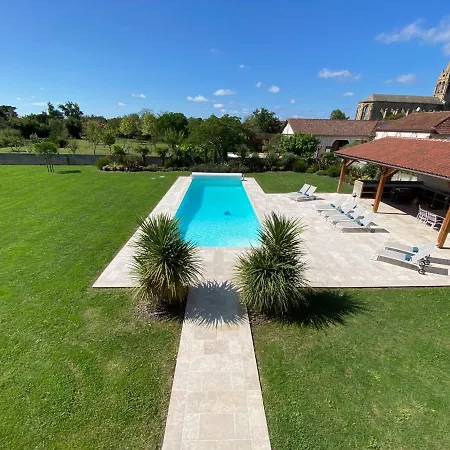 Large House Near Marciac & Heated Salt Water Pool Plaisance (Gers)